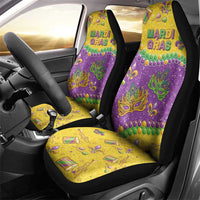 Mardi Gras Is In Our Soul Car Seat Cover Glitter Style