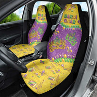 Mardi Gras Is In Our Soul Car Seat Cover Glitter Style