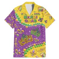 Mardi Gras Is In Our Soul Family Matching Mermaid Dress and Hawaiian Shirt Glitter Style