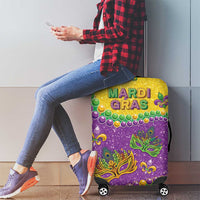 Mardi Gras Is In Our Soul Luggage Cover Glitter Style