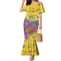 Mardi Gras Is In Our Soul Mermaid Dress Glitter Style