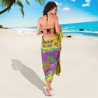 Mardi Gras Is In Our Soul Sarong Glitter Style LT05 - Wonder Print Shop