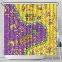 Mardi Gras Is In Our Soul Shower Curtain Glitter Style LT05 - Wonder Print Shop