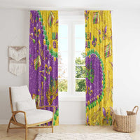 Mardi Gras Is In Our Soul Window Curtain Glitter Style LT05 - Wonder Print Shop