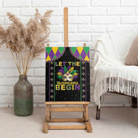 Funny Mardi Gras Canvas Wall Art Let The Shenanigans Begin