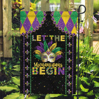 Funny Mardi Gras Garden Flag Let The Shenanigans Begin
