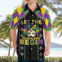 Funny Mardi Gras Hawaiian Shirt Let The Shenanigans Begin