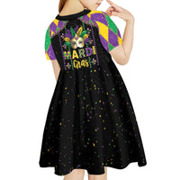 Funny Mardi Gras Kid Short Sleeve Dress Let The Shenanigans Begin