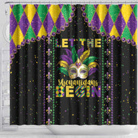 Funny Mardi Gras Shower Curtain Let The Shenanigans Begin LT05 - Wonder Print Shop