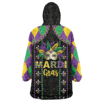 Funny Mardi Gras Wearable Blanket Hoodie Let The Shenanigans Begin LT05 - Wonder Print Shop