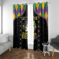 Funny Mardi Gras Window Curtain Let The Shenanigans Begin LT05 - Wonder Print Shop