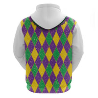 Mardi Gras Hoodie Cosplay Costume Glitter Style