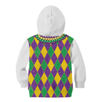Mardi Gras Kid Hoodie Cosplay Costume Glitter Style