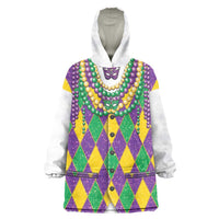 Mardi Gras Wearable Blanket Hoodie Cosplay Costume Glitter Style LT05 - Wonder Print Shop