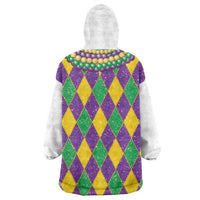 Mardi Gras Wearable Blanket Hoodie Cosplay Costume Glitter Style LT05 - Wonder Print Shop