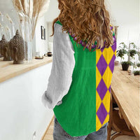 Mardi Gras Women Casual Shirt Cosplay Costume LT05 - Wonder Print Shop