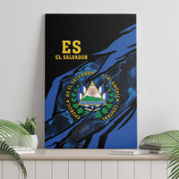 El Salvador Canvas Wall Art Coat Of Arm Special Style
