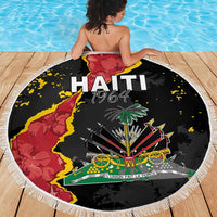 Haiti 1964 Beach Blanket Coat Of Arms Unique Style