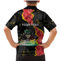 Personalised Haiti 1964 Family Matching Mermaid Dress and Hawaiian Shirt Coat Of Arms Unique Style