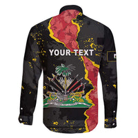 Personalised Haiti 1964 Family Matching Puletasi and Hawaiian Shirt Coat Of Arms Unique Style