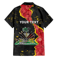 Personalised Haiti 1964 Family Matching Summer Maxi Dress and Hawaiian Shirt Coat Of Arms Unique Style