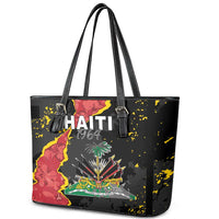Haiti 1964 Leather Tote Bag Coat Of Arms Unique Style