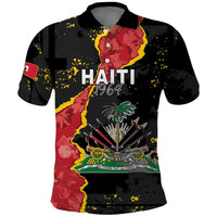Personalised Haiti 1964 Polo Shirt Coat Of Arms Unique Style