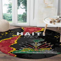 Haiti 1964 Round Carpet Coat Of Arms Unique Style