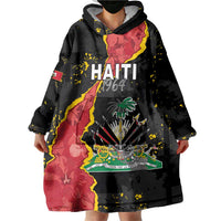Personalised Haiti 1964 Wearable Blanket Hoodie Coat Of Arms Unique Style