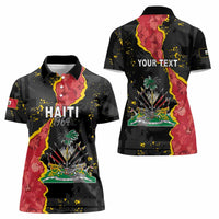 Personalised Haiti 1964 Women Polo Shirt Coat Of Arms Unique Style