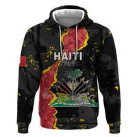 Personalised Haiti 1964 Zip Hoodie Coat Of Arms Unique Style