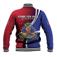 Haiti Strong Baseball Jacket Kenbe Fem Ayiti