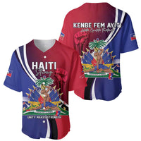 Haiti Strong Baseball Jersey Kenbe Fem Ayiti
