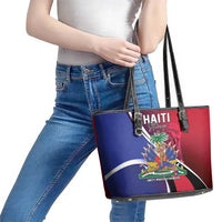 Haiti Strong Leather Tote Bag Kenbe Fem Ayiti