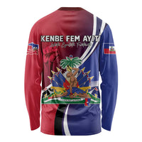 Haiti Strong Long Sleeve Shirt Kenbe Fem Ayiti