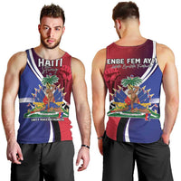 Haiti Strong Men Tank Top Kenbe Fem Ayiti
