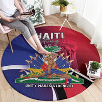 Haiti Strong Round Carpet Kenbe Fem Ayiti
