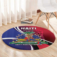 Haiti Strong Round Carpet Kenbe Fem Ayiti