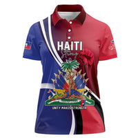 Haiti Strong Women Polo Shirt Kenbe Fem Ayiti