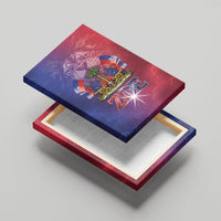 Haitian Zoe Canvas Wall Art Roaring Lion With Coat Of Arms