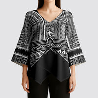 Philippines Igorot Tribal Inspired Kimono Sleeve Blouse Black Version