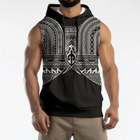 Philippines Igorot Tribal Inspired Sleeveless Hoodie Black Version