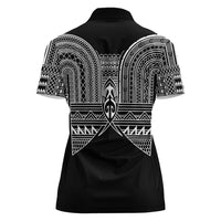 Philippines Igorot Tribal Inspired Women Polo Shirt Black Version