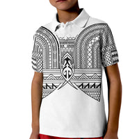 Philippines Igorot Tribal Inspired Kid Polo Shirt White Version