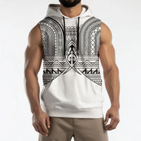 Philippines Igorot Tribal Inspired Sleeveless Hoodie White Version