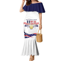 Custom USA 2024 Family Matching Mermaid Dress and Hawaiian Shirt Summer Sport Go United States LT05 - Wonder Print Shop