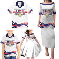 Custom USA 2024 Family Matching Puletasi and Hawaiian Shirt Summer Sport Go United States LT05 - Wonder Print Shop