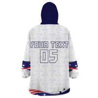 Custom USA 2024 Wearable Blanket Hoodie Summer Sport Go United States LT05 - Wonder Print Shop