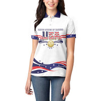 Custom USA 2024 Women Polo Shirt Summer Sport Go United States LT05 - Wonder Print Shop