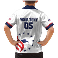 Custom USA 2024 Paris Family Matching Mermaid Dress and Hawaiian Shirt United States Sport LT05 - Wonder Print Shop